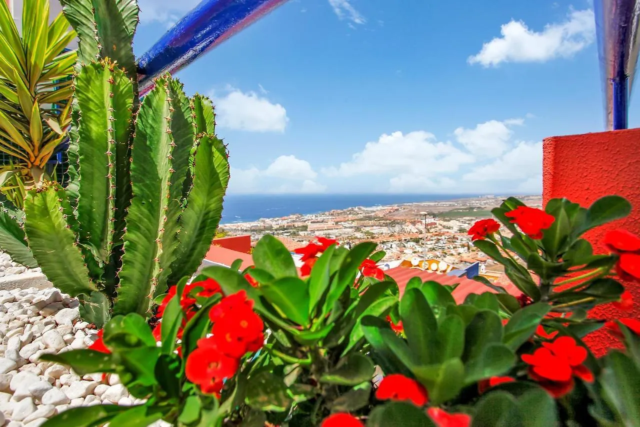 Wonderful View, Huge Terrace Solarium, Private Parking Apartment Costa Adeje  Spain