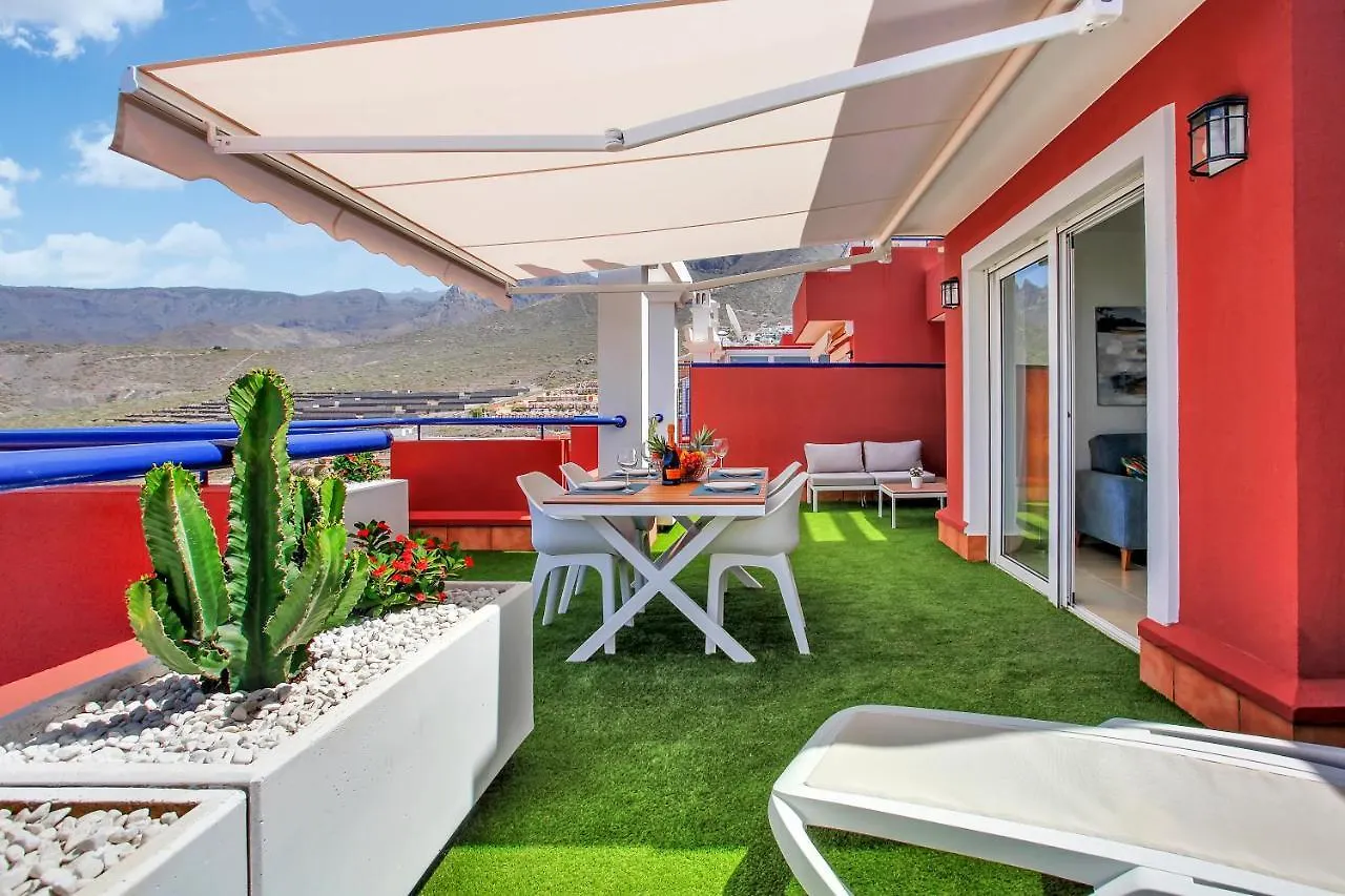 Wonderful View, Huge Terrace Solarium, Private Parking Apartment Costa Adeje